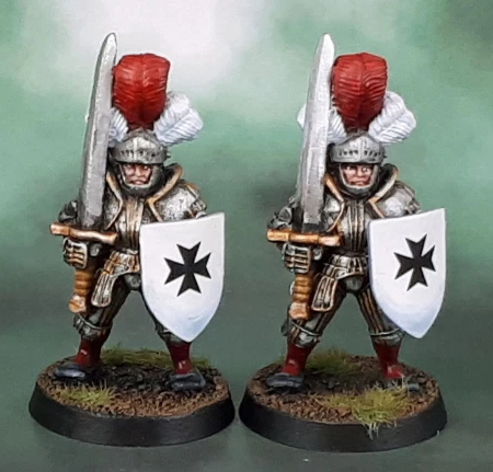 Azazel's two Reiksgard Foot Knights